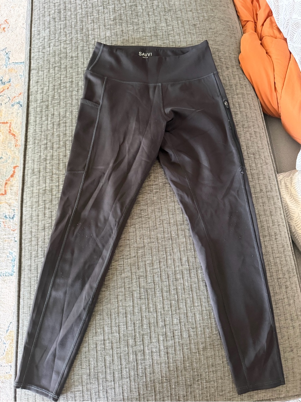 Black High-Rise Active Leggings